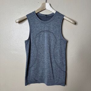 Lululemon Shirt Women's 4 Gray Swiftly Tech Breathe Relaxed-Fit Muscle Tank Top